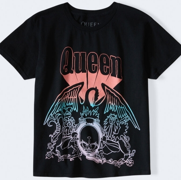 Aeropostale Queen Logo Oversized Graphic Tee - Picture 1 of 6